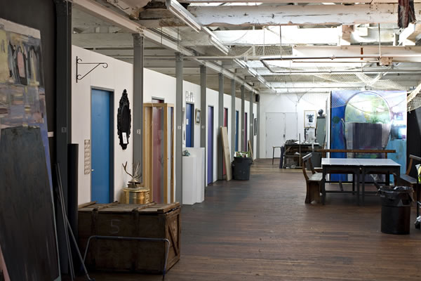 Art Space Shared Hallway with Individual lockable studios